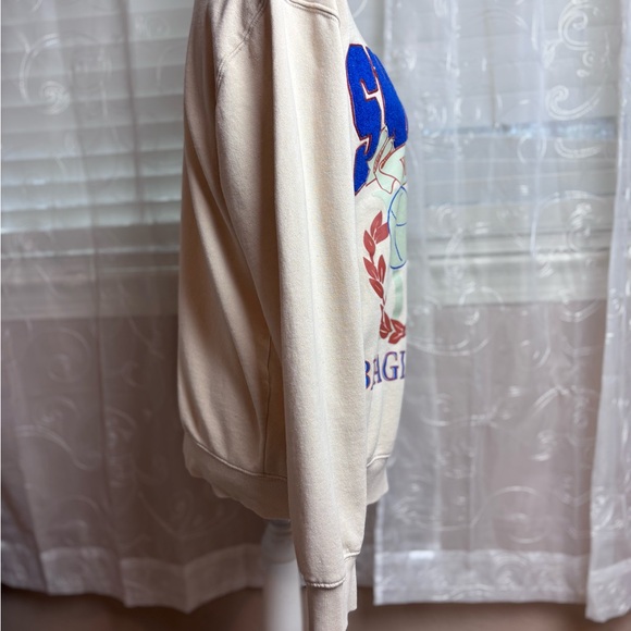 Peanuts Snoopy Beagle League Crewneck Sweatshirt Unisex M, and Snoopy Plush Toy - Picture 2 of 14